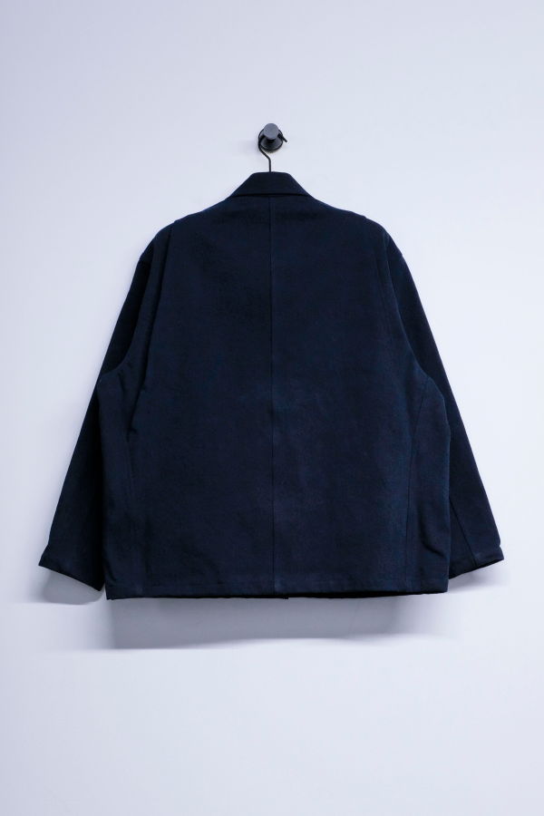 KIDS MAN-TLE R20J2 Blue Sumi Organic Denim Rebook Jacket