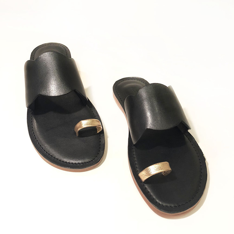 Rodebjer Kath Sandal Black Garmentory