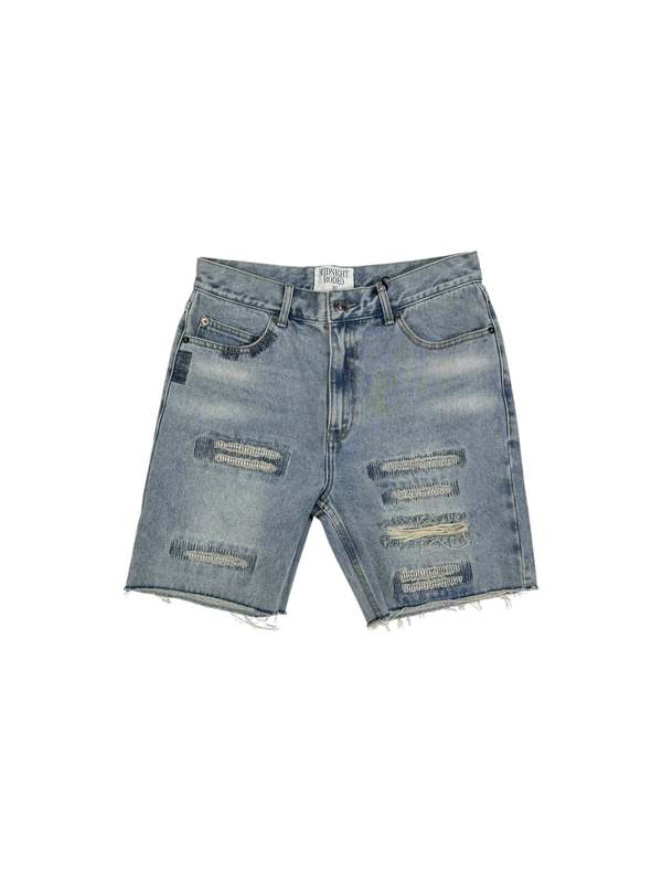 Midnight Rodeo Distressed Denim Shorts