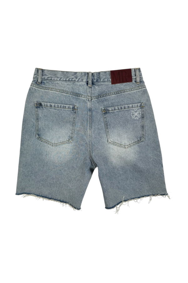 Midnight Rodeo Distressed Denim Shorts