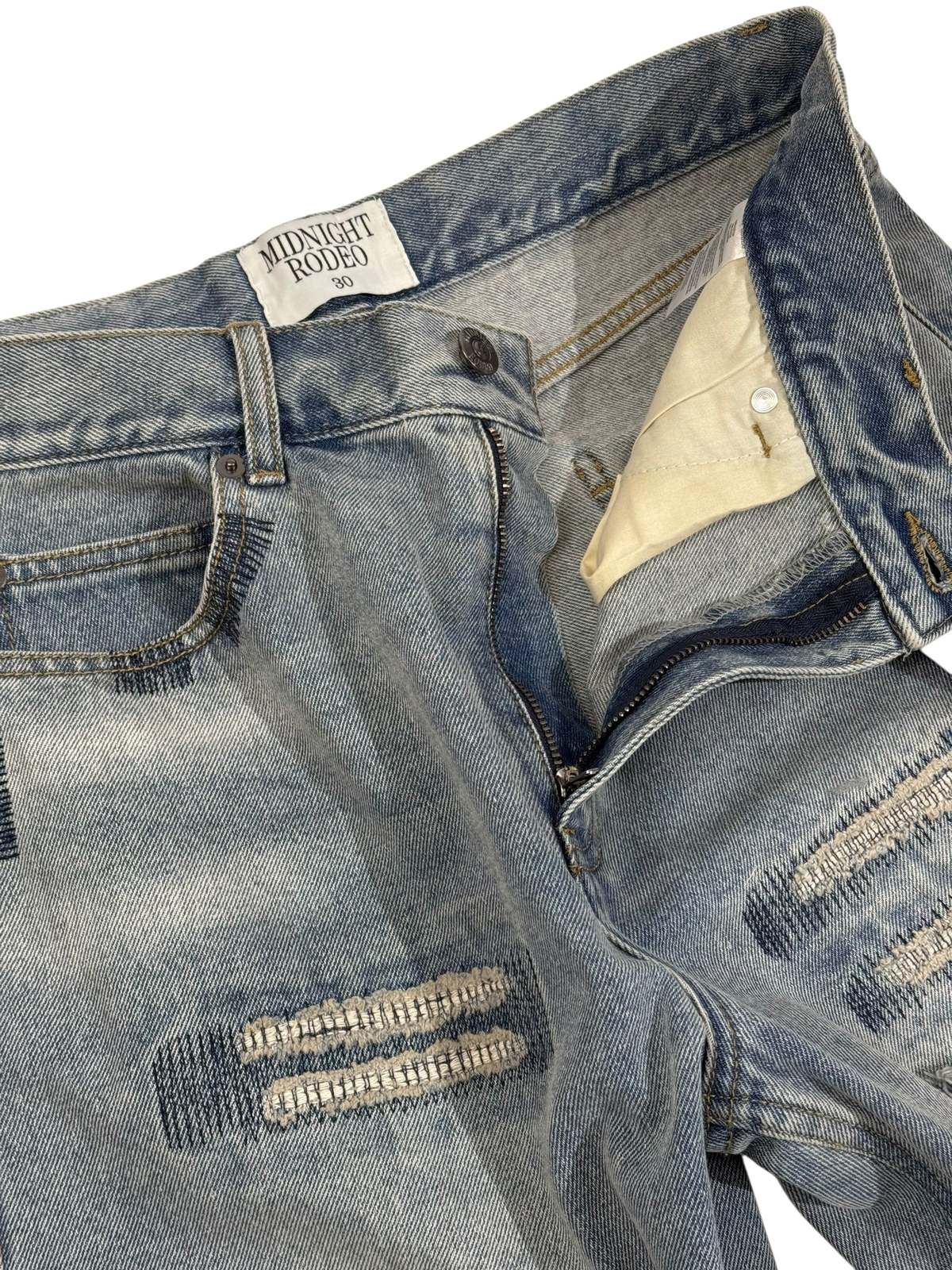 Midnight Rodeo Distressed Denim Shorts - Image 3 of 3