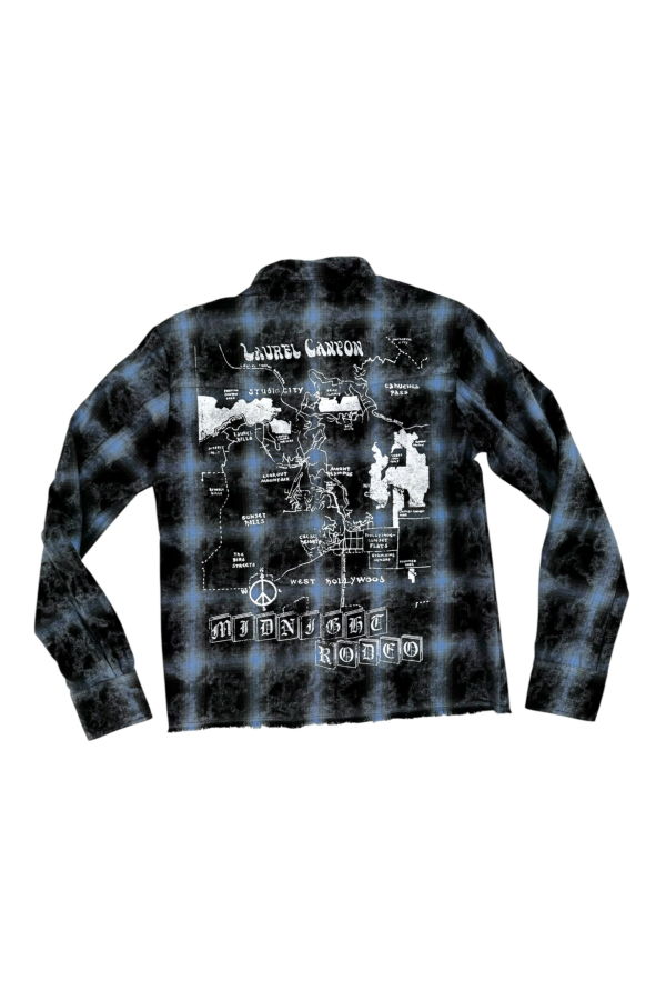 Midnight Rodeo Printed Flannel Shirt