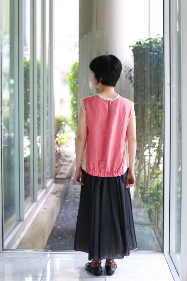 Francesca Marchisio Reversible Cotton Silk Top