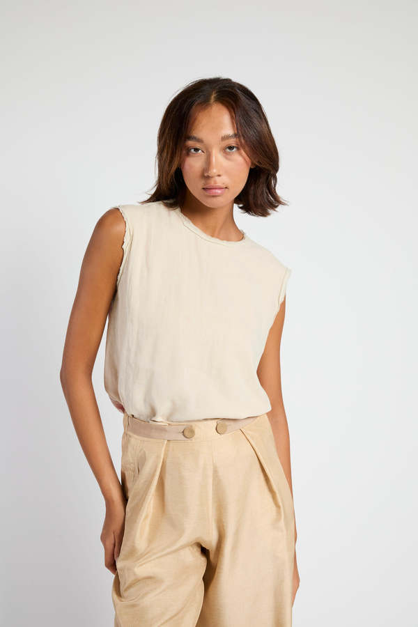 Francesca Marchisio Reversible Cotton Silk Top