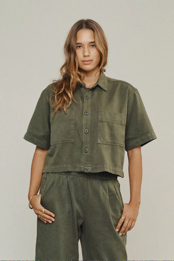 Jungmaven Olive Phinney Twill Shirt