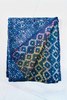 K&K Tabletops Indigo Kantha Reversible Design Blanket - Thumbnail 5