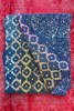 K&K Tabletops Indigo Kantha Reversible Design Blanket - Thumbnail 7