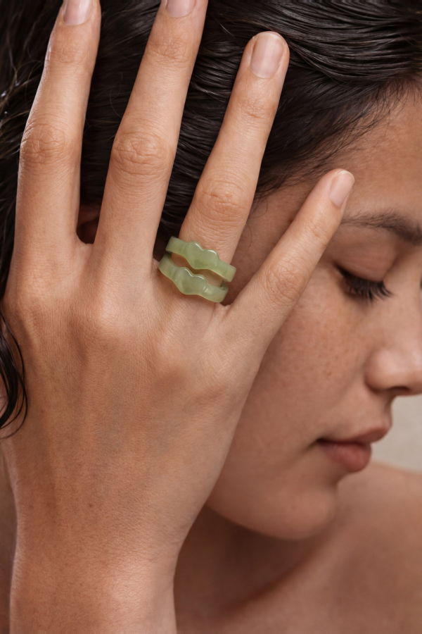 seree Heart Jade Ring