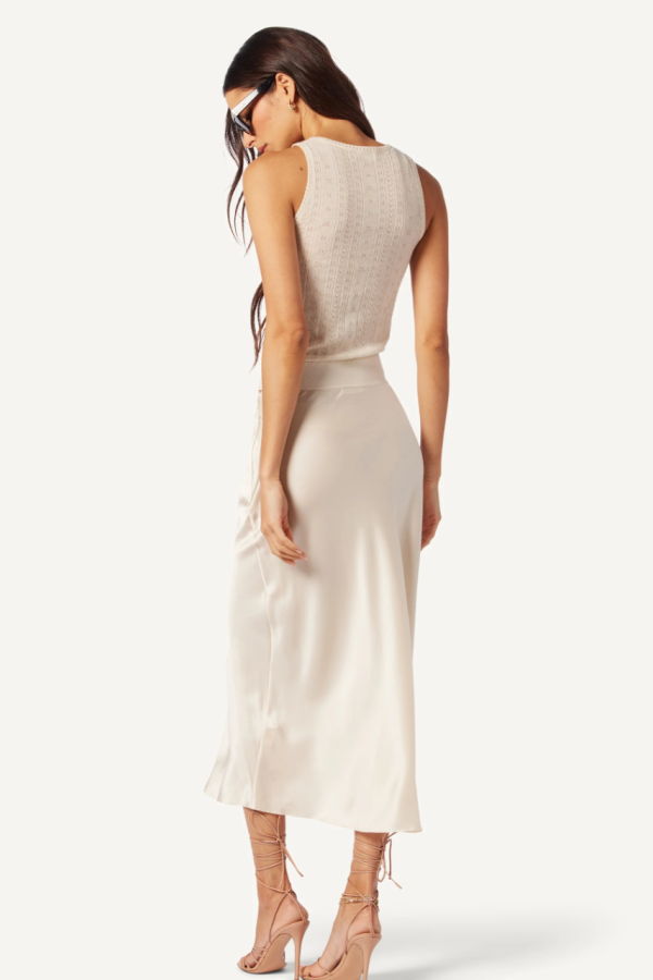 SABLYN Miranda B Scallop Trim Skirt - Gardenia