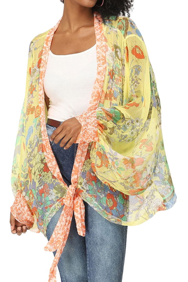 Vismaya Corsage Kimono