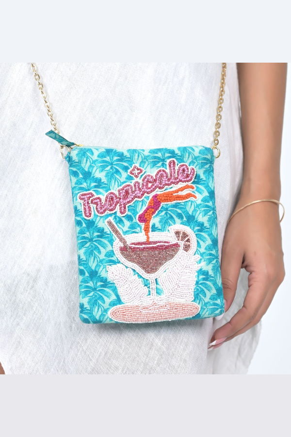 Vismaya Miami Sling Bag - Green