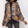 Vismaya Santo Kimono - Navy Mustard - Thumbnail 6