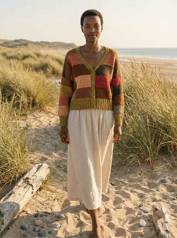 World of Crow The Artisans Mosaic Cardigan