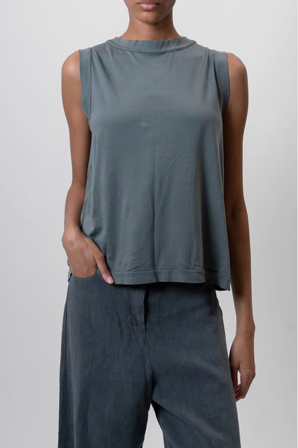 Aequamente Jersey Tank Top - Asfalto