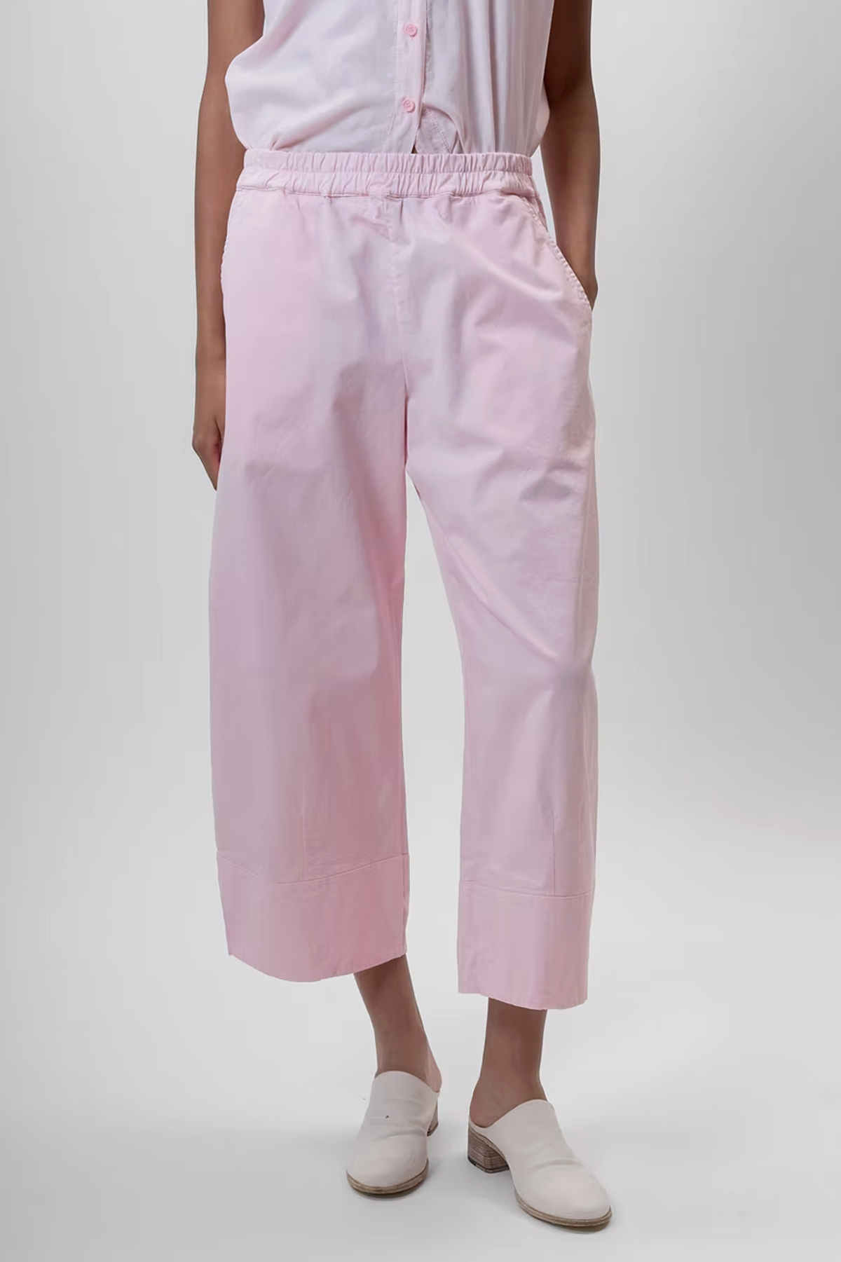 Aequamente Cotton Pull On Pants - Rosa - Image 1 of 3