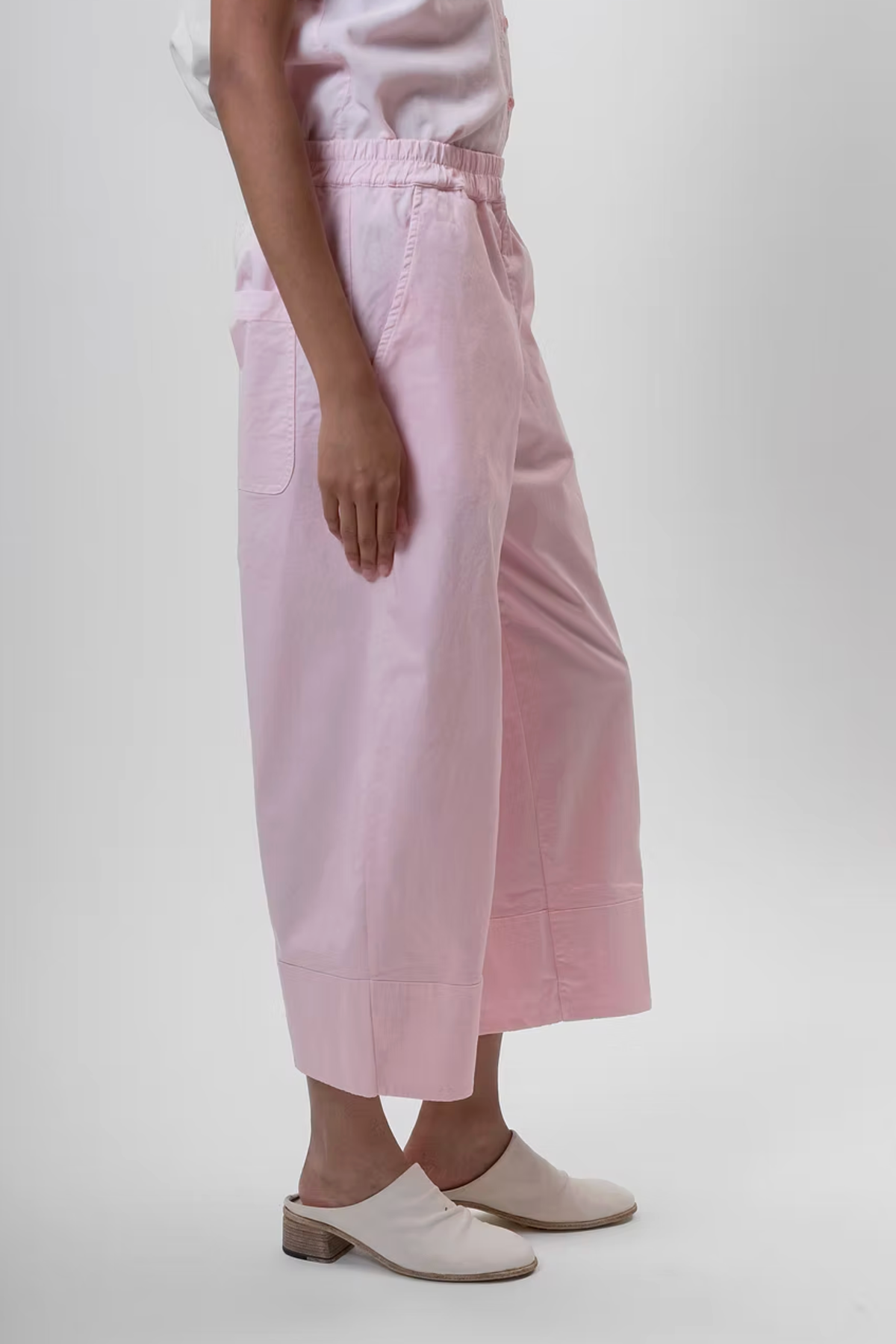 Aequamente Cotton Pull On Pants - Rosa - Image 2 of 3