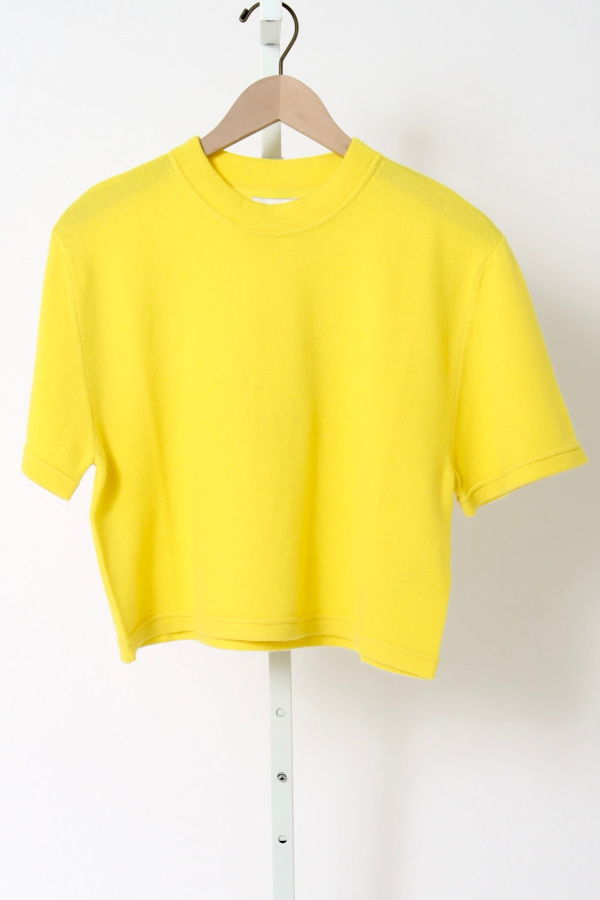 SA SU PHI Cropped Cashmere T-Shirt