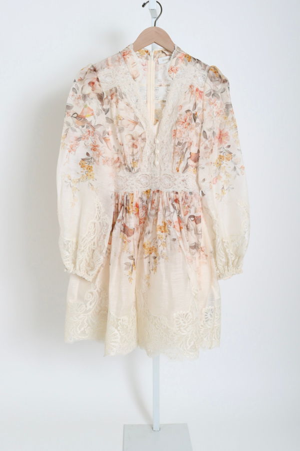 Zimmermann Luna Lace Lantern Dress