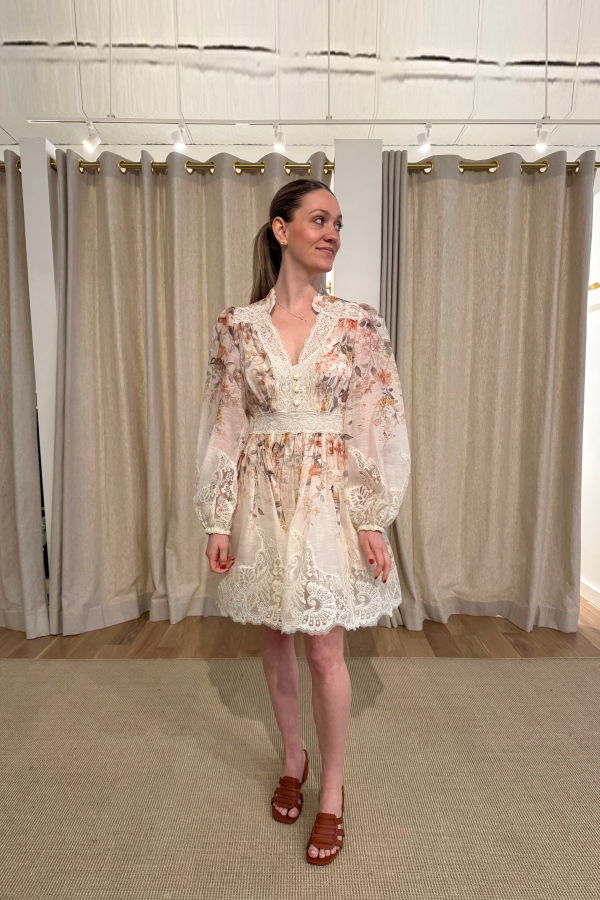 Zimmermann Luna Lace Lantern Dress