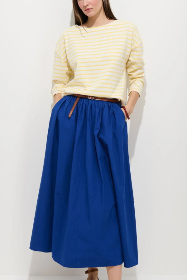 Alex Mill Avignon Striped Tee - Natural/Yellow