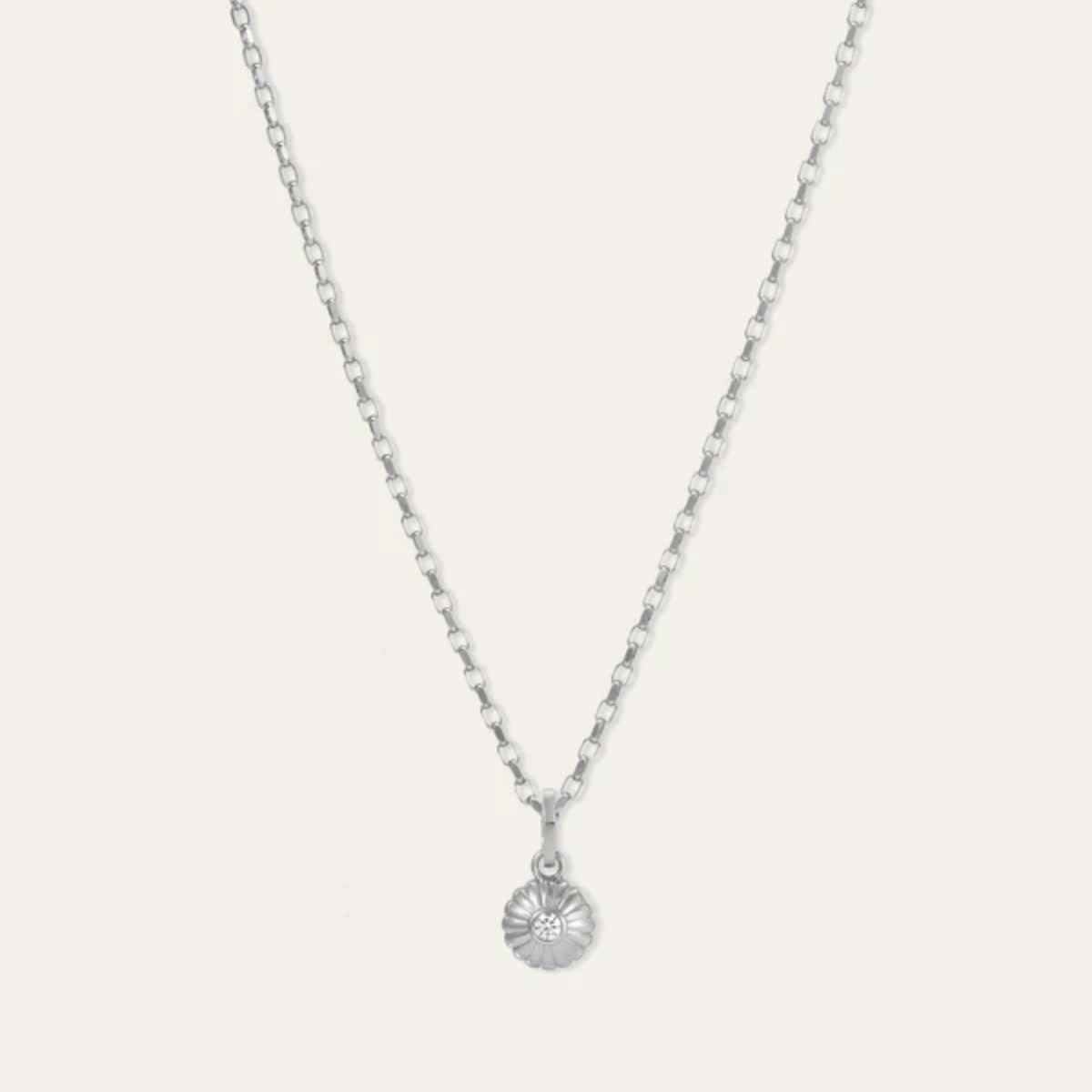 Adina Reyter Groovy Diamond Flower Hinged Charm - Silver - Image 2 of 4