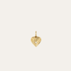 Adina Reyter Groovy Diamond Heart Locket Mini Charm Jewelry - Thumbnail 3