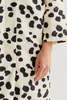 Compania Fantastica Dalmatian Print Trench Coat - Thumbnail 4
