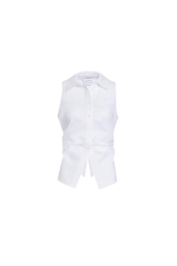 Tanya Taylor Hannah Top - Optic White