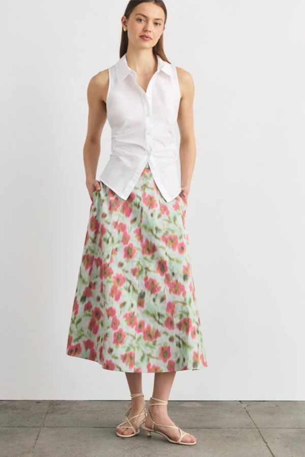 Tanya Taylor Hannah Top - Optic White