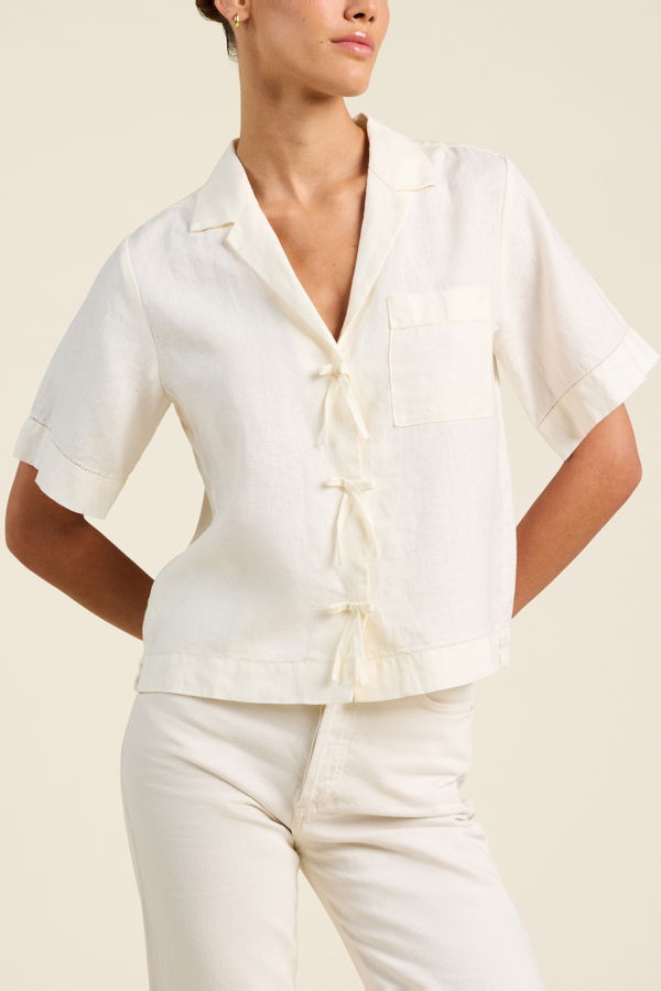 Trovata Inez Shirt - Ivory