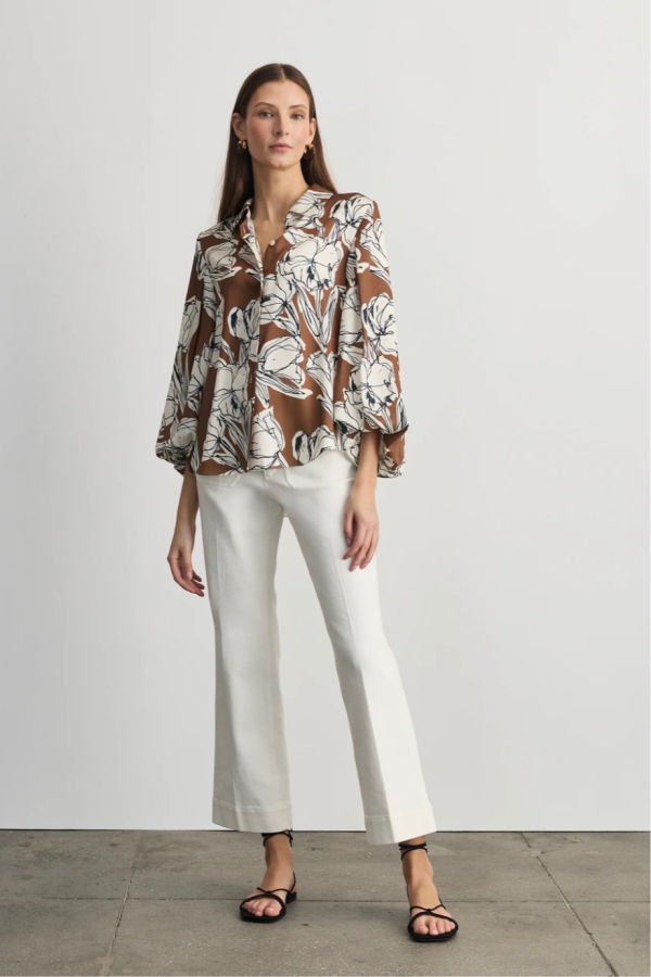 Tanya Taylor Marina Top - Acorn Multi