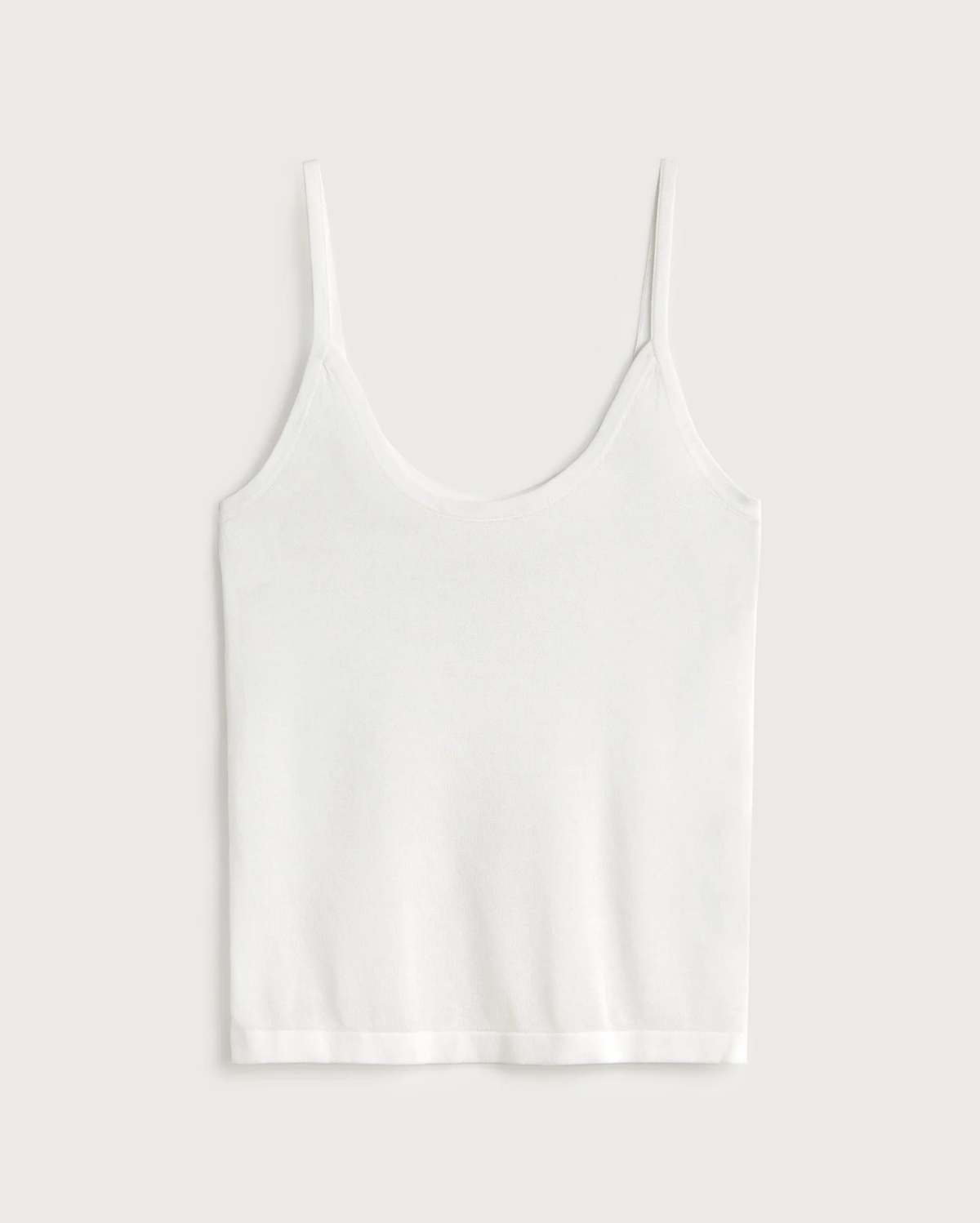Thinking MU Sheer Knit Tank Top - White - Image 5 of 5