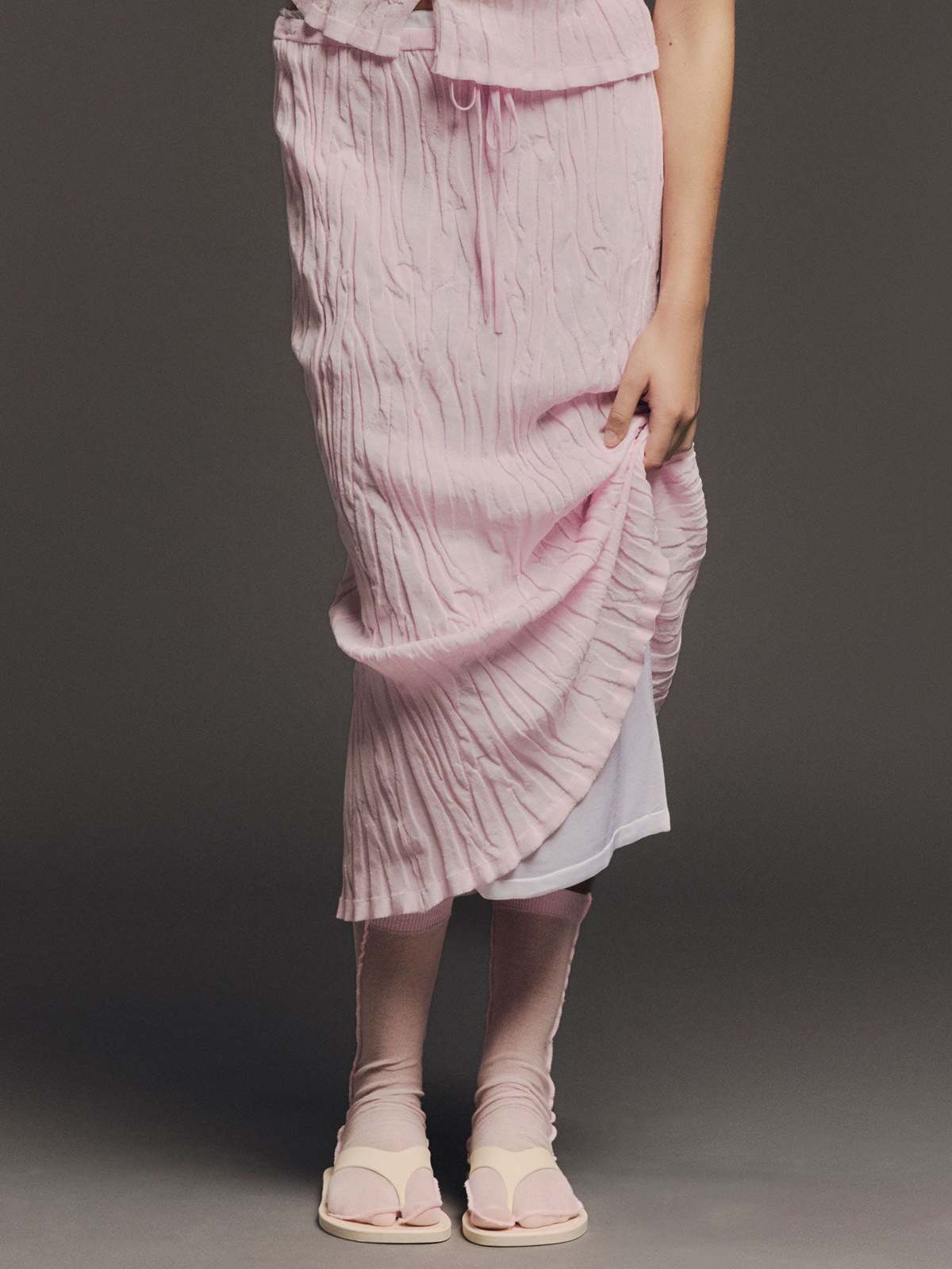 Rus Luce Skirt - Pale Pink - Image 2 of 5