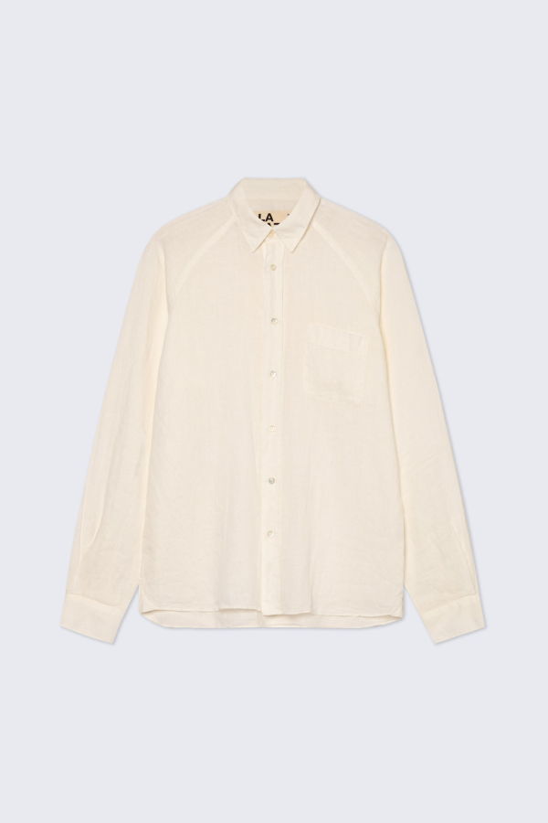 La Paz Mirra Shirt - Off-White Linen