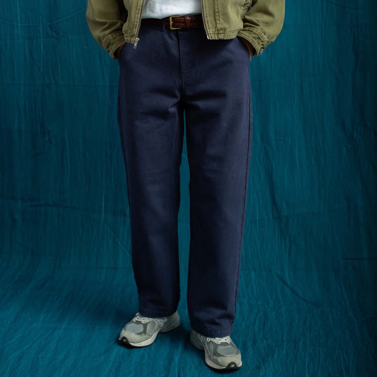 DUBBLEWARE Patch Pocket Pant - Navy - Image 5 of 7