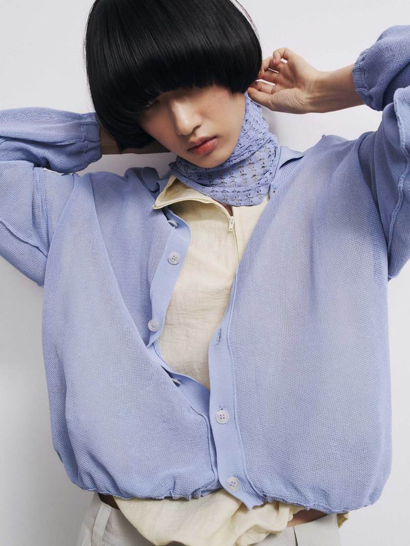 Rus Rogu Cardigan - Salvia Blue