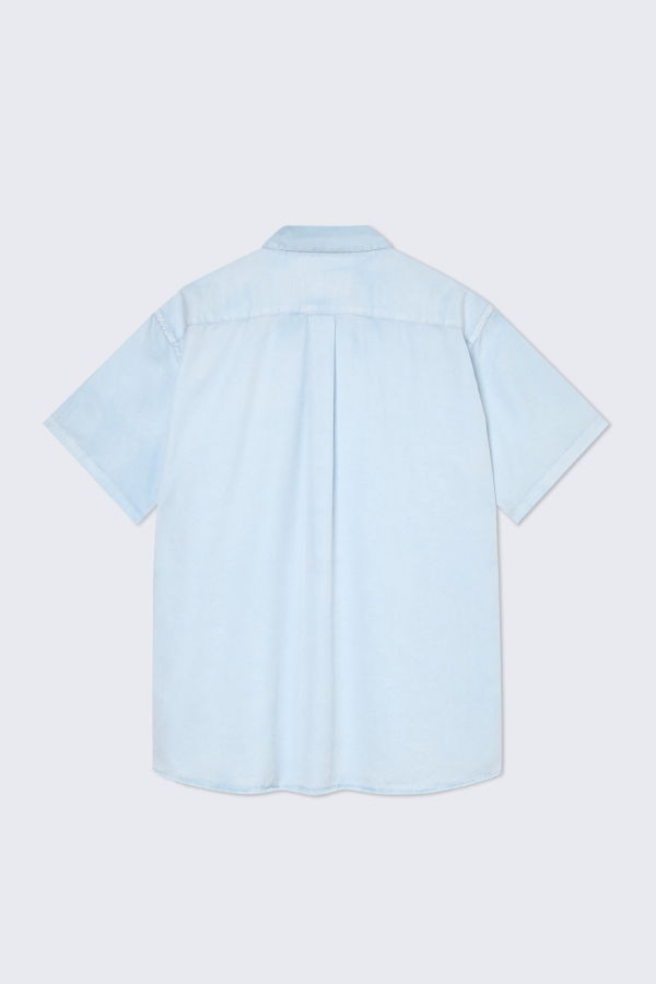 La Paz Roque Grandpa Shirt - Wind Blue