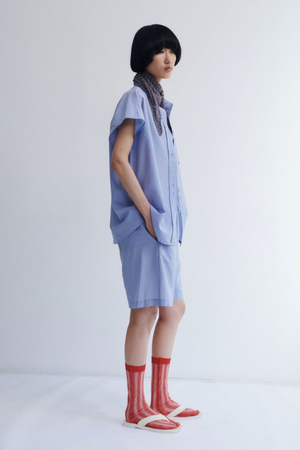 Rus Shingu Shorts - Salvia Blue