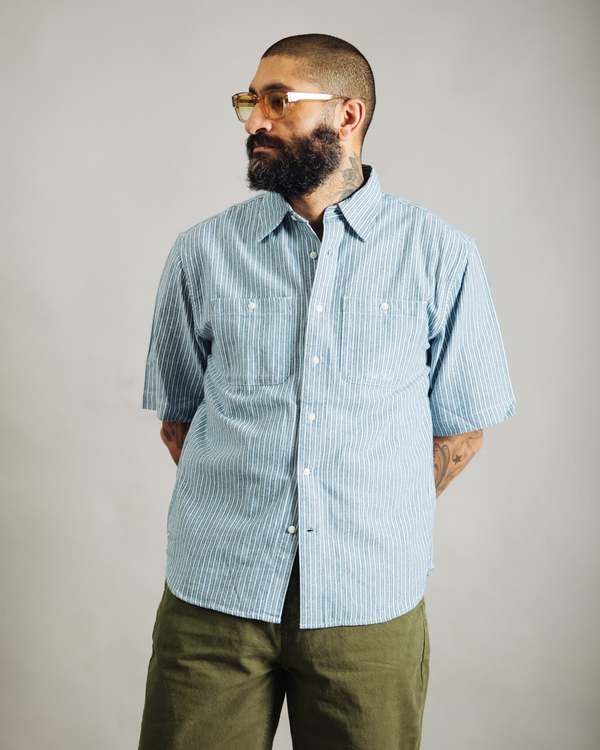 DUBBLEWARE Short Sleeve Workshirt - Broken Twill