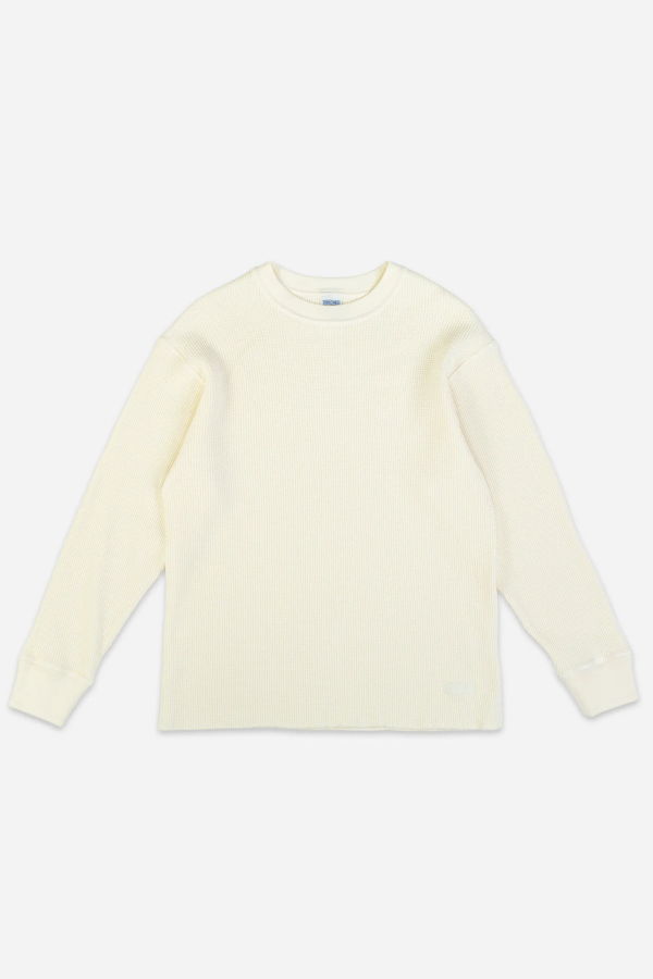 DUBBLEWARE Waffle Sweatshirt - Marshmallow