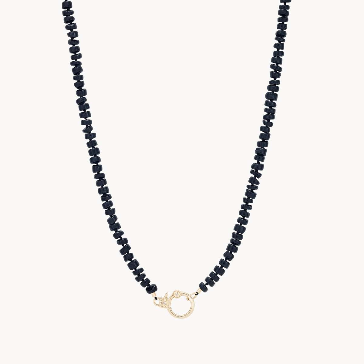 bluboho Eye Love You Onyx Beaded Charm Necklace - Image 5 of 6