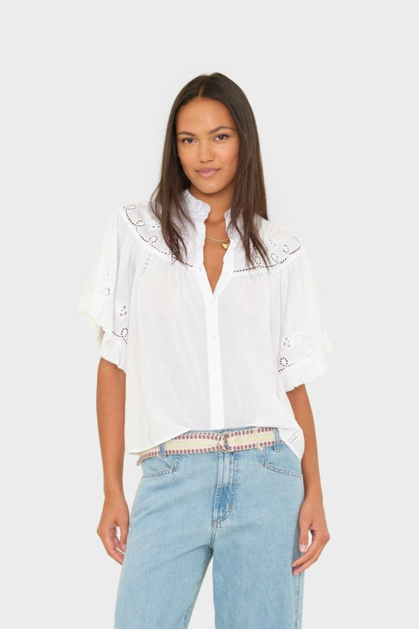 Xirena Mae Shirt - White