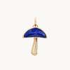 bluboho Night Gazer Mushroom Charm - 10k Yellow Gold - Thumbnail 1