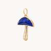 bluboho Night Gazer Mushroom Charm - 10k Yellow Gold - Thumbnail 3