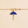 bluboho Night Gazer Mushroom Charm - 10k Yellow Gold - Thumbnail 4