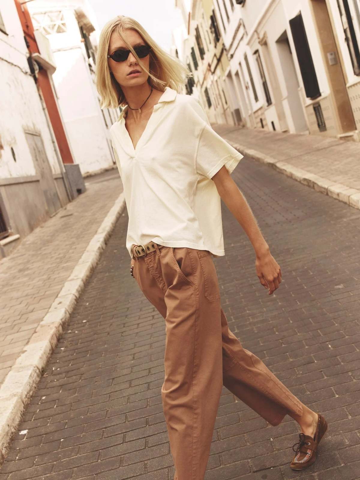 Xirena Spencer Tee - White - Image 1 of 3