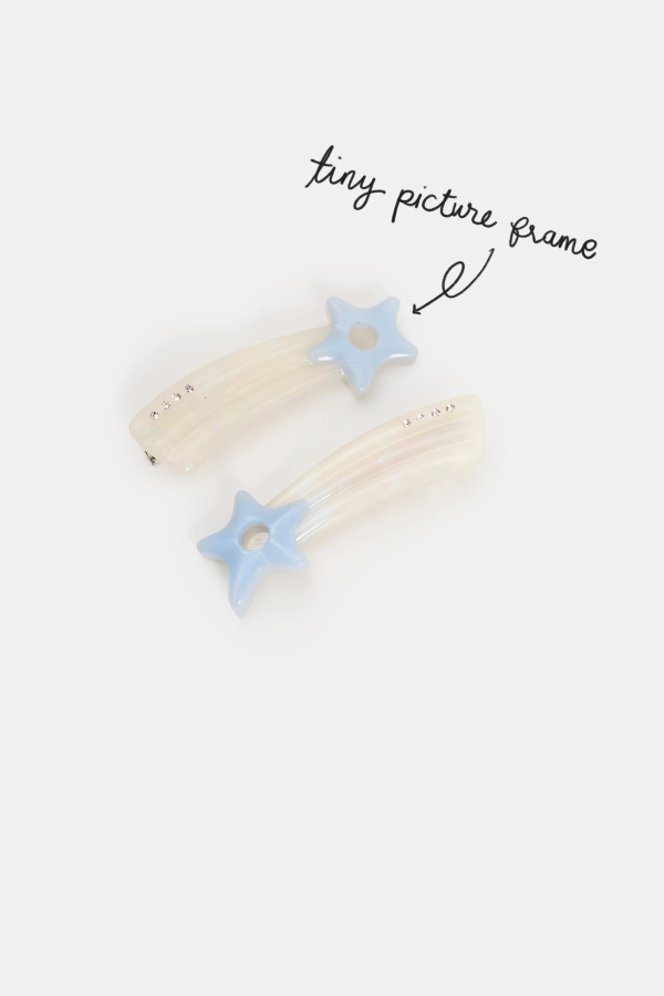 Chunks Shooting Star Frame Allie Hair Clips