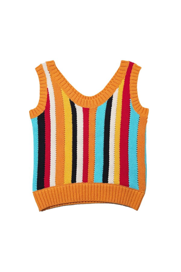 Gigi Knitwear Naia Stripe Tank Top - Multicolor