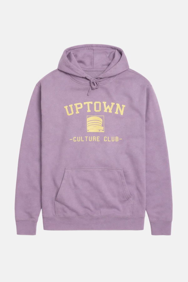 Blue&Cream Culture Club Hoodie - Mauve/Pale Yellow