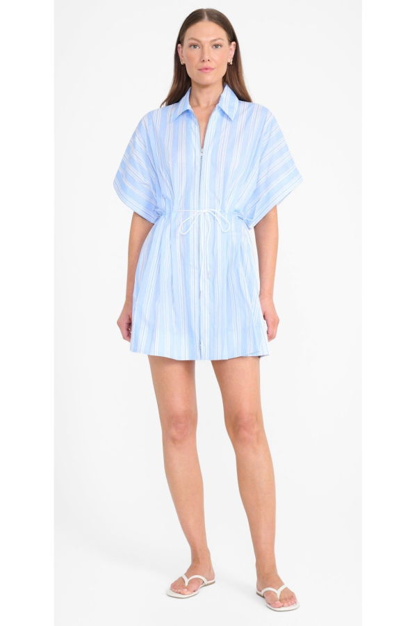 Staud Cori Dress - Ventura Stripe